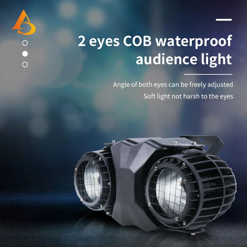 2x100 Вт COB Прожектор Теплый Холодный Белый 2 в 1 Наружный Водонепроницаемый