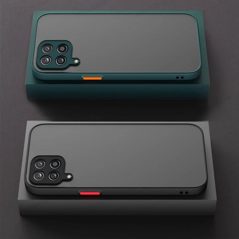 

Applicable to Samsung A12 protective frosted transparent silicone cover full cover anti fall soft silicone phone case