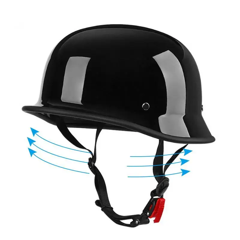 

Half Face Motorcycle Helmets Cycling Safety Sunshade Helmets With Adjustable Safe Strap Outdoor Sports Cycling Safety Helmets