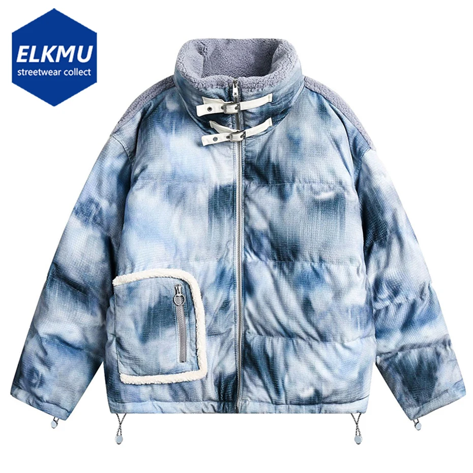 

Мужская зимняя куртка из овечьей шерсти, с флисовой подкладкой