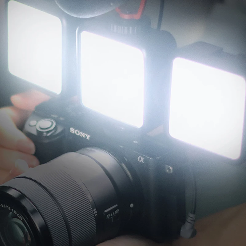 

Регулируемый 3 уровня яркости Универсальный многофункциональный Vlog Fill подходит для фотографии и светодиодный светодиодного видео освещен...