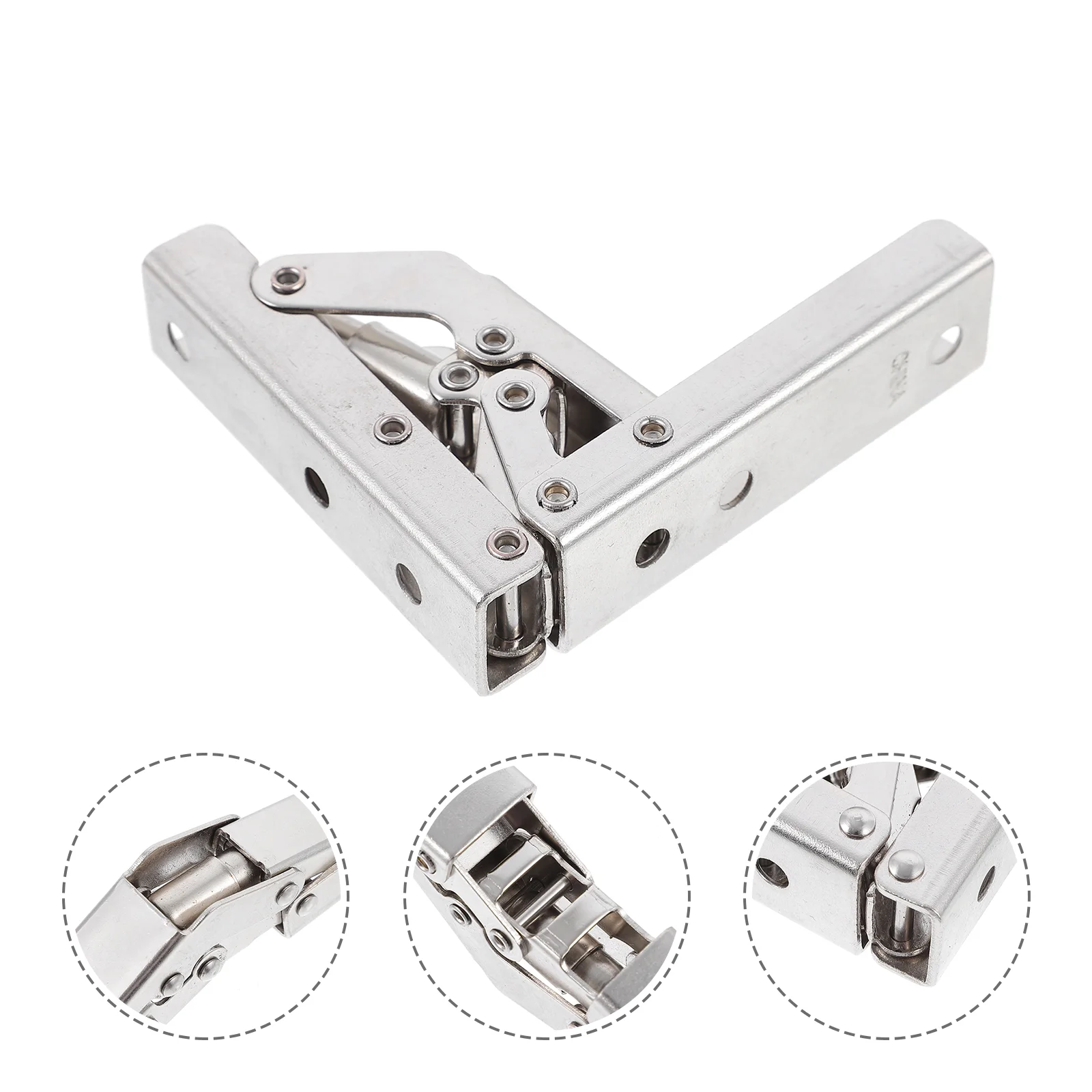 

4 Pcs Hinge Cabinet Door Hinges Butt Metal Adjustable Home Cold Rolled Steel Plate Furniture