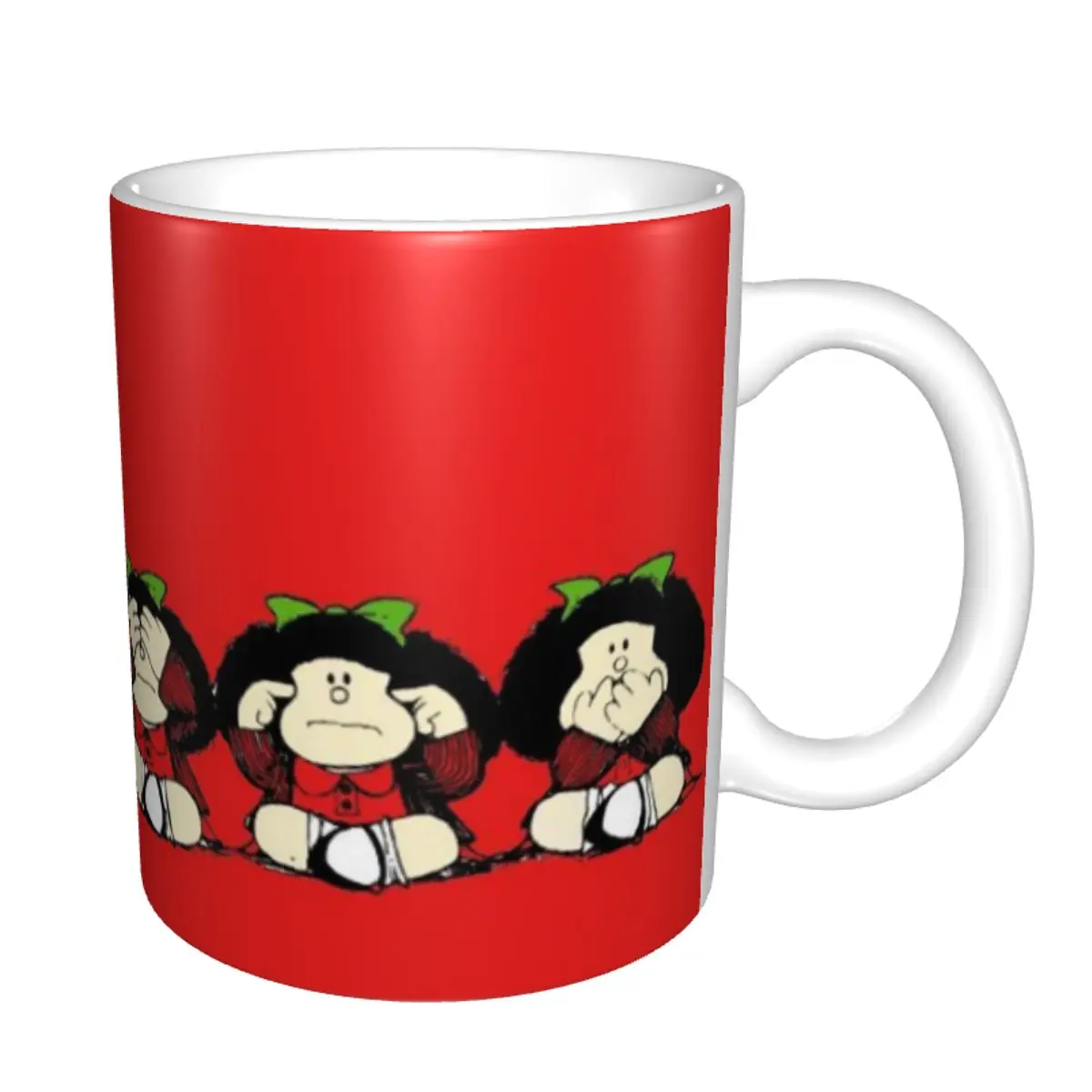 Mafalda керамические волшебные чашки 350 мл кружки для чая с молоком кофе лучшие