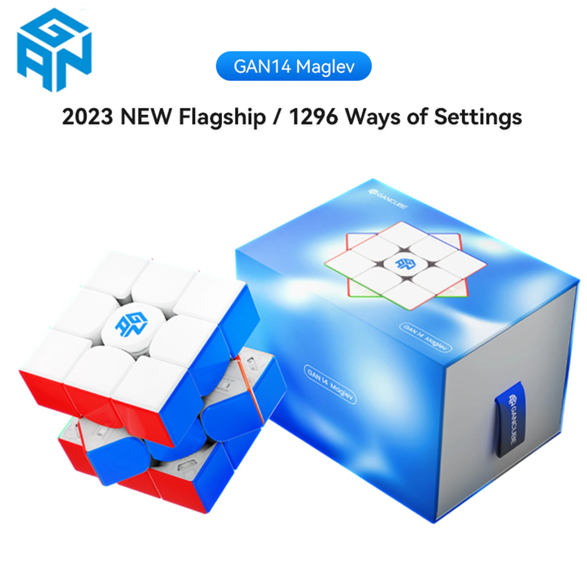 Профессиональный Магнитный Скоростной Куб Gan 14 Уф 3x3 Волшебный Куб-головоломка