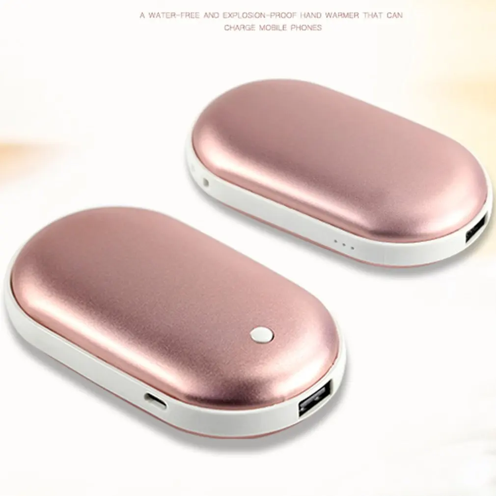 Winter Mini Hand Warmer Heating Pad Mobile Power USB Rechargeable Handheld Heater Pocket Cartoon Electric | Дом и сад