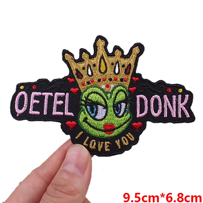 Герб Онедельника в Нидерленде полностью вышитые нашивки нашивка виде лягушки