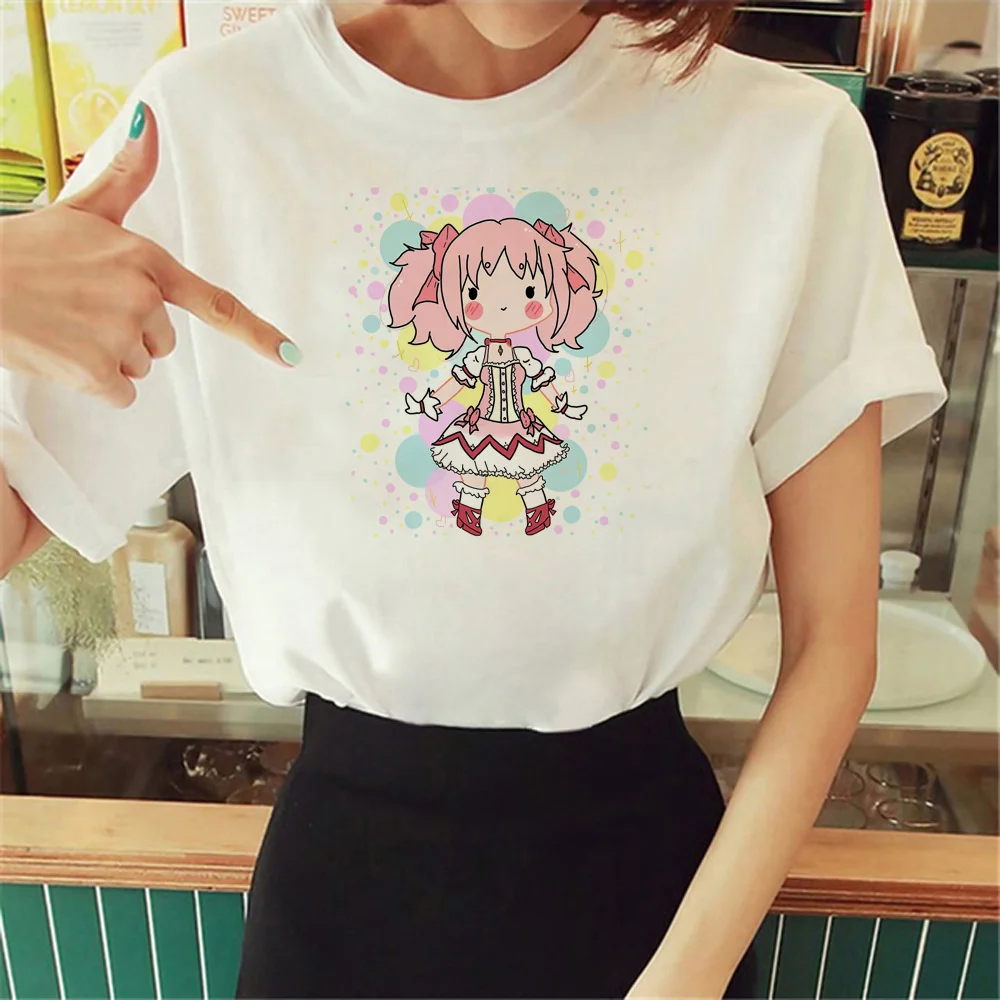 

Madoka Magica Tee women funny t-shirts girl comic harajuku clothes