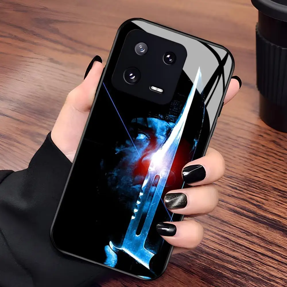 Фото Чехол для телефона First Blood John J. R-rambo для Xiaomi 17 15 14 13 12 Mi 11 X T Ultra Pro Lite 5G, черный, стеклянный №2