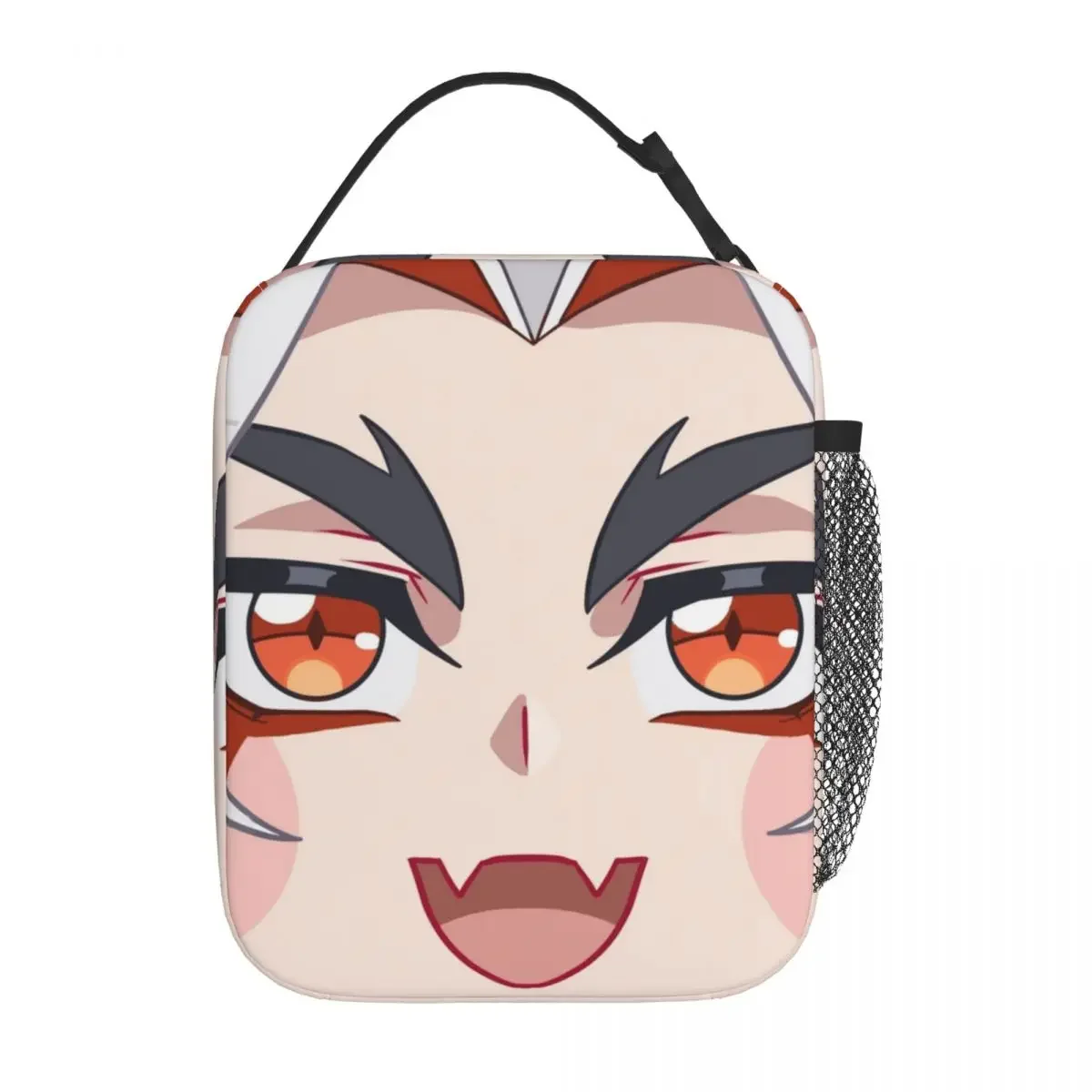 Противоударная изолированная сумка для ланча от двигателя Genshin большая