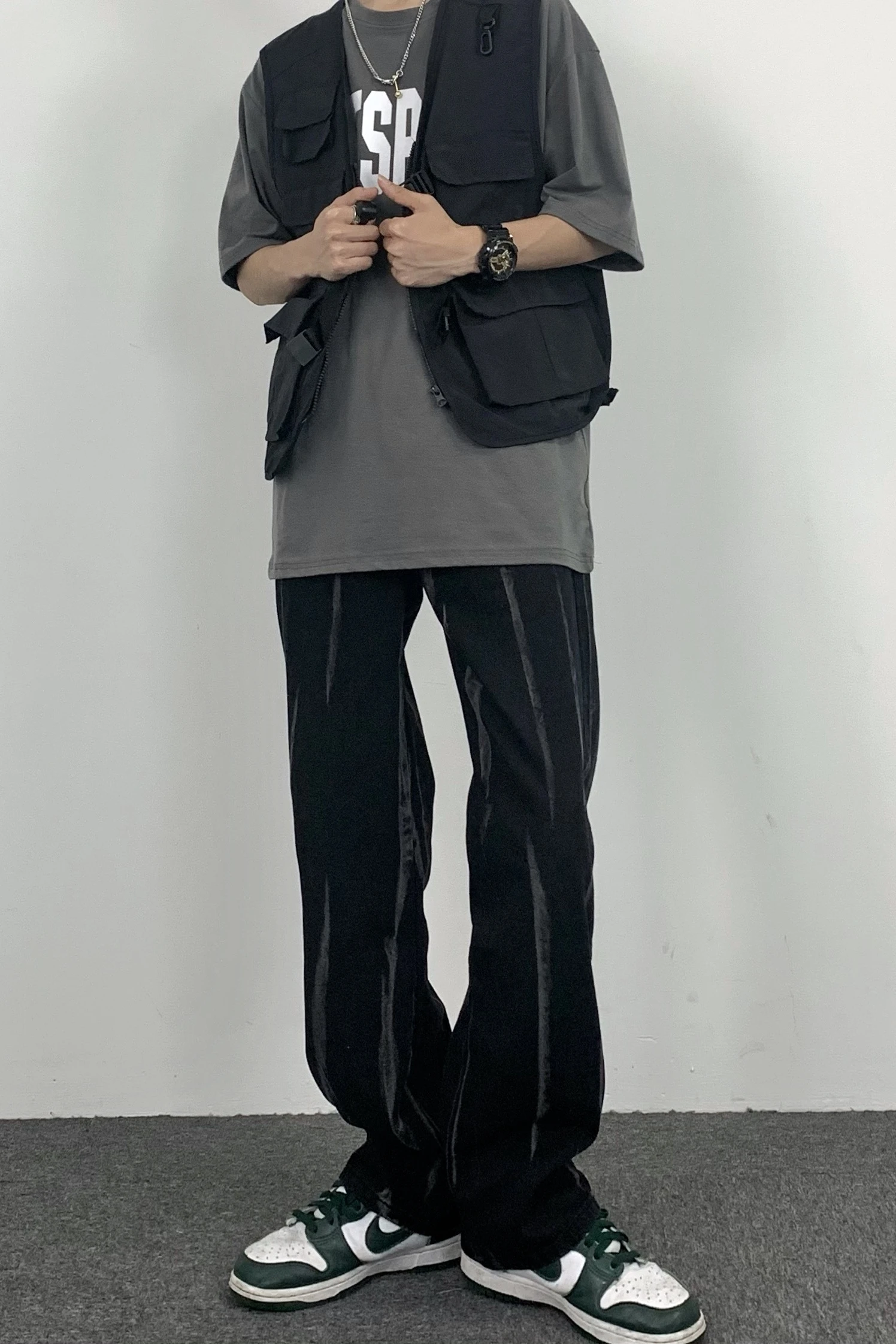 Men's Jeans Japanese Tie-dye Wide Leg Jeans Hip Hop Men's Pants Y2k Pants Jeans Fashion Streetwear Brand Jeans Jeans Aestethic