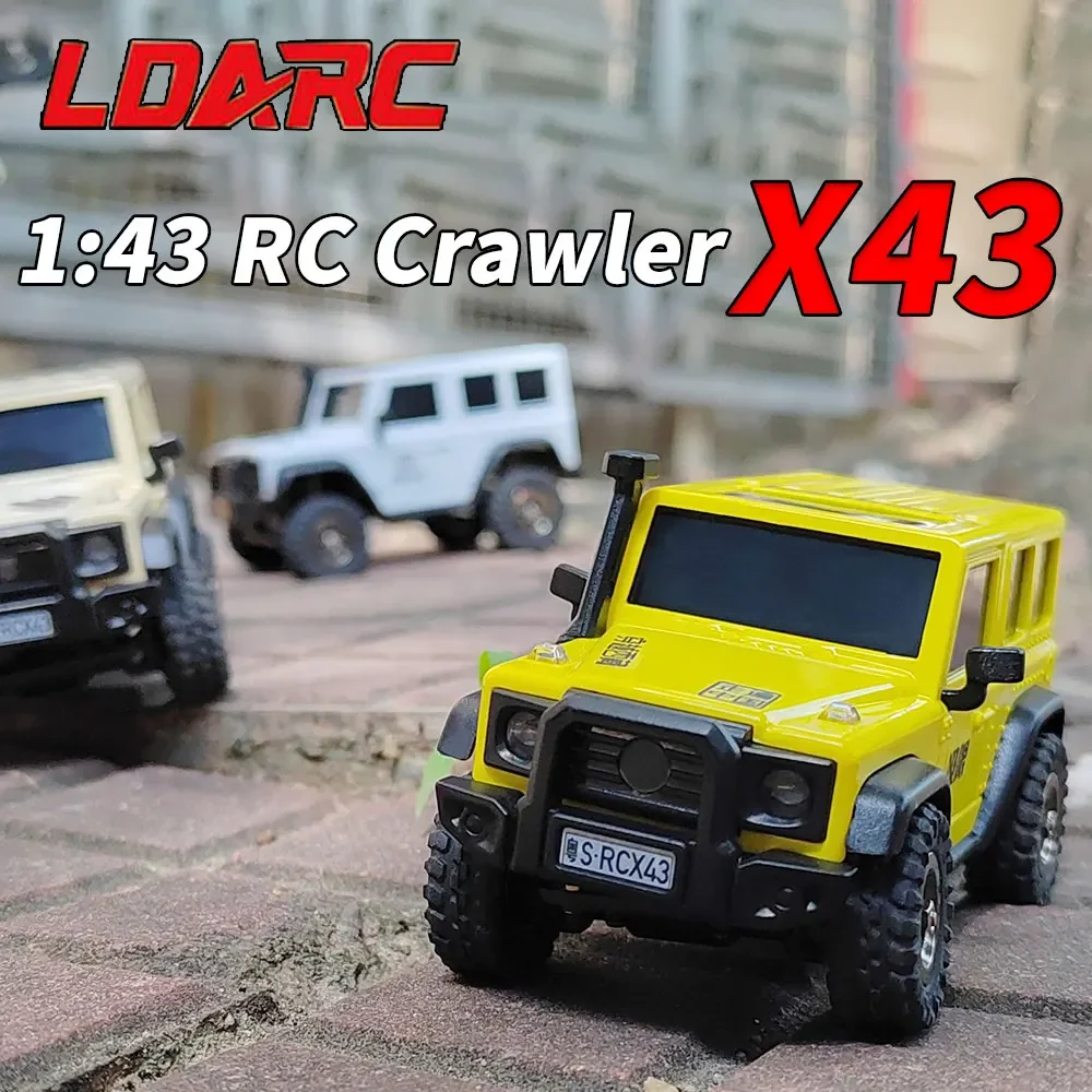 LDARC X43 Радиоуправляемый Автомобиль-гусеница Для Ползания Масштаб 1:43 RTR 4WD