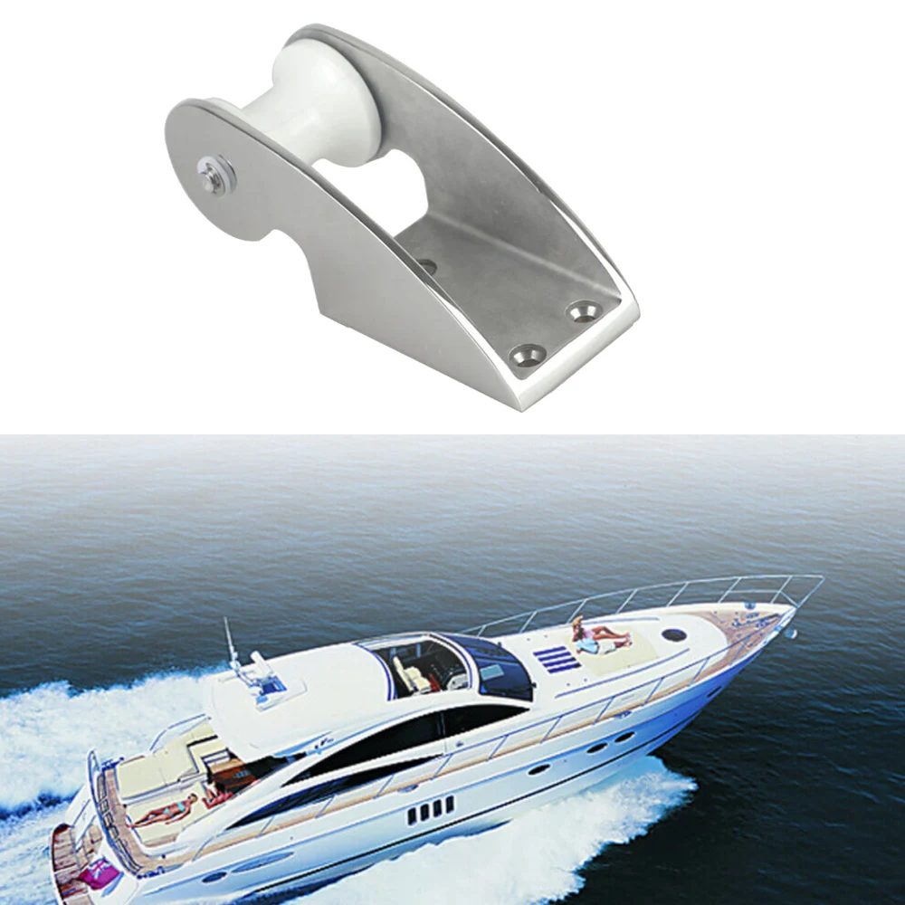 316 Stainless Steel Bow Anchor Roller Marine Self Launching Hinged Bow Sprit for Yacht Hardware Accessories