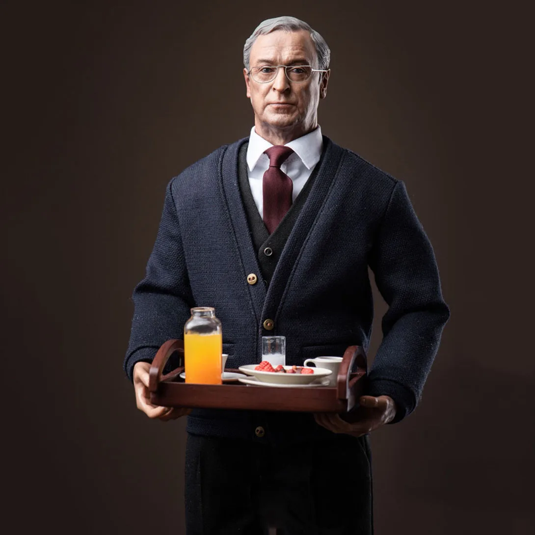 

1/6 DAFTOYS F08 Alfred Sir Michael Caine Figure Model 12'' Male Soldier Action Doll Full Set Collectible Toy In Stock