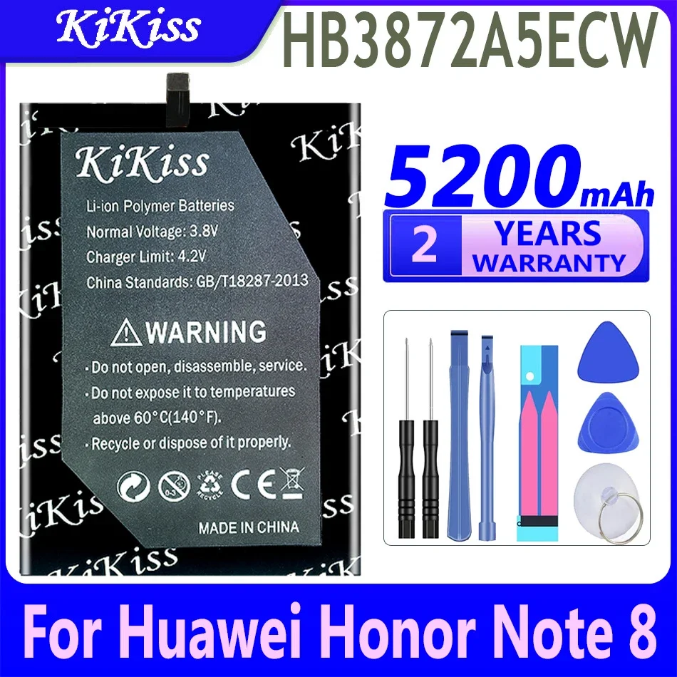 Аккумулятор KiKiss HB3872A5ECW на 5200 мА · ч для Huawei Honor Note 8 Note8