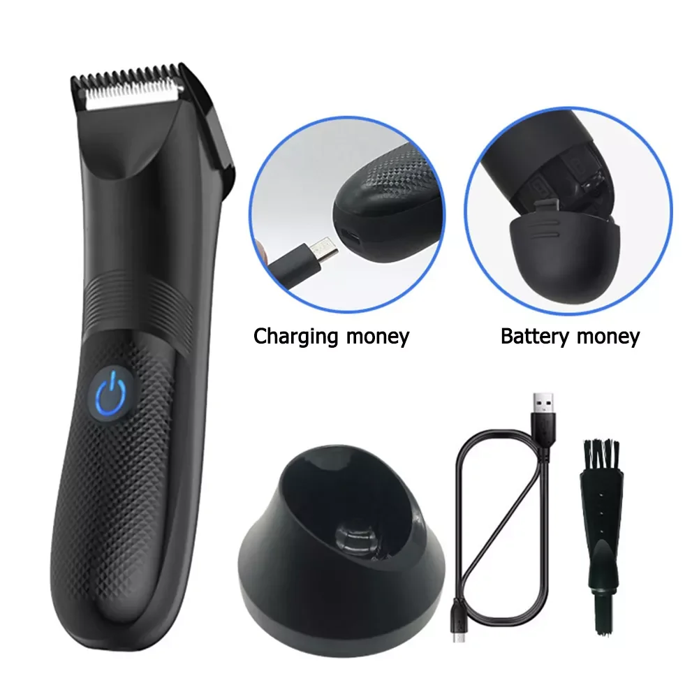 

NEW2023 Men's Groin Hair Trimmer, Body Grooming Clipper & Pubic Hair Trimmer for Men, Waterproof Clippers, Male Hygiene