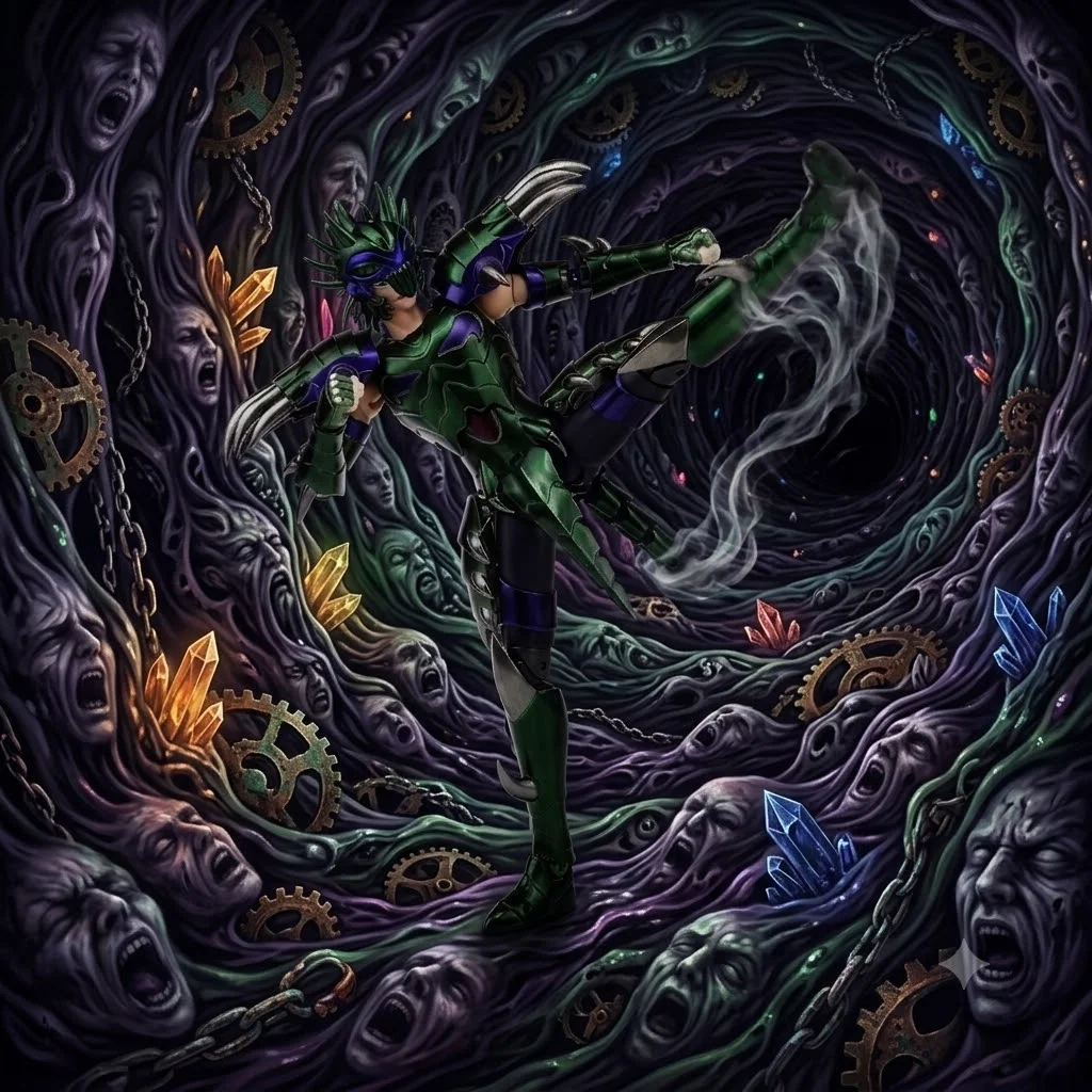 Фото В наличии: Коллекционная фигурка Saint Seiya RH Deep Niobe Specter Myth Cloth EXM, металлическая броня, игрушка-подарок №1