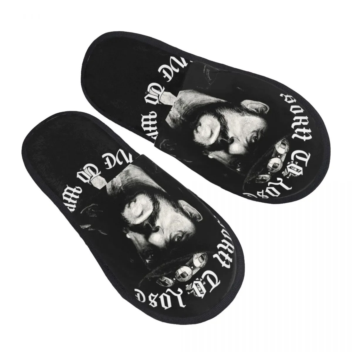 

Тапочки Rock Singer Lemmys женские домашние в стиле ретро, удобные тапочки с пенным наполнителем с эффектом памяти, без застежки, тапочки для спа
