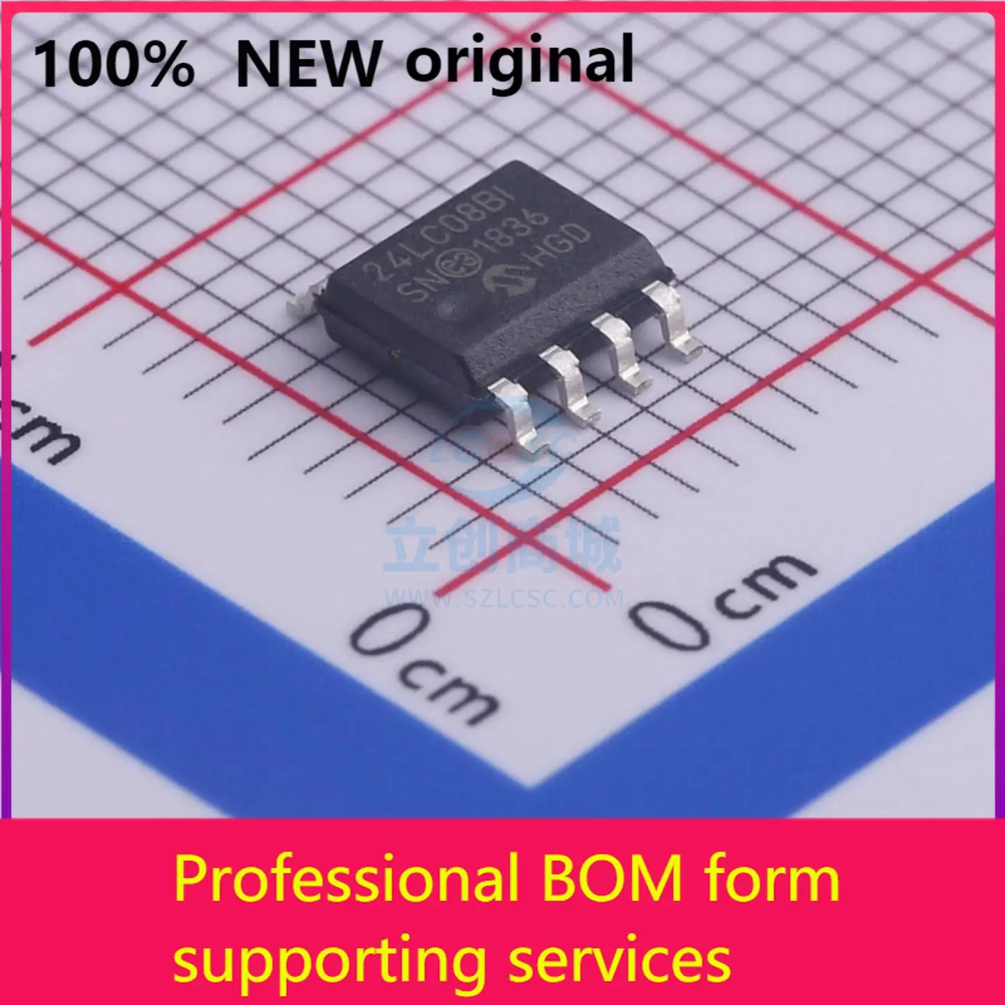 

EEPROM 24LC08B-I/SN 24LC08B-I/SN100% оригинал