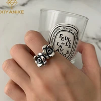 xiyanike vintage flower open cuff adjustable finger rings for women 2022 punk jewelry girls gift party wedding %d0%ba%d0%be%d0%bb%d1%8c%d1%86%d0%be %d0%b6%d0%b5%d0%bd%d1%81%d0%ba%d0%be%d0%b5