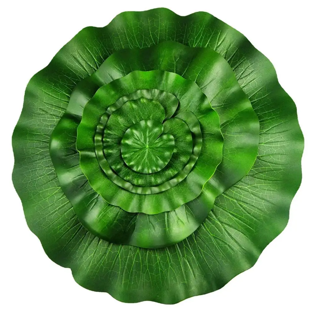 

10pcs Artificial Floating Water Lily Artificial Lotus Flower Pond Decor Water Lily Pond Tank Pool Plant Ornament Garden Decor