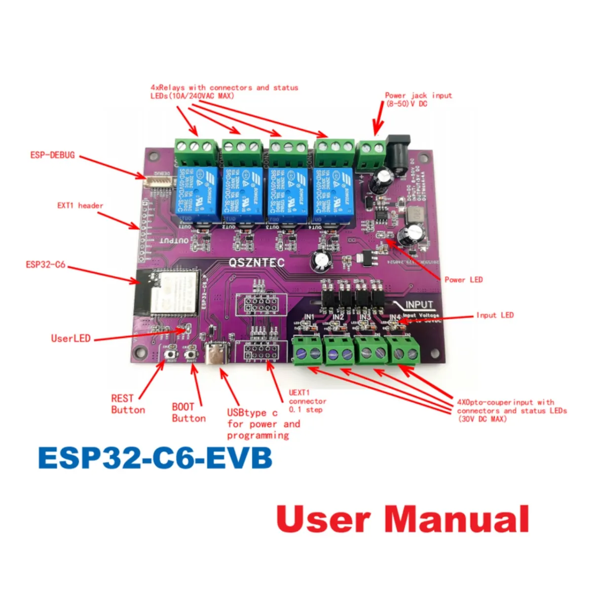 Фото Поддержка tasmota ESP32-C6-EVB ПЛАТА С WIFI6 BLUETOOTH5 LE И ZIGBEE РАЗЪЕМ ДЛЯ МАТЕРА И УМНЫЙ ДОМАШНИЙ РАБОТАЙТЕ №4