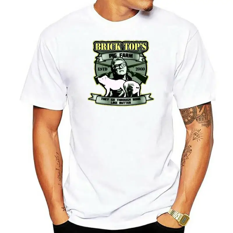 

Men tshirt Bricktops pig farm. Brick Top Snatch T Shirt Printed T-Shirt tees top