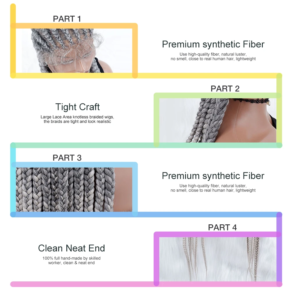 Рисунок 5 - Парик Akono в африканском стиле с плетеной косичкой