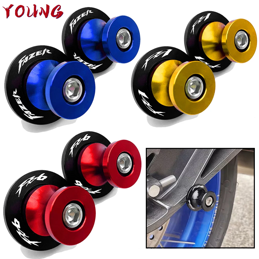 Для YAMAHA FZ1 FZ-1 2006-2015 FZ6 N S 2004-2016 FZ8 FZ-8 2010-2018 Fazer мотоцикл M6 слайдеры Swingarm винтовые качели винты