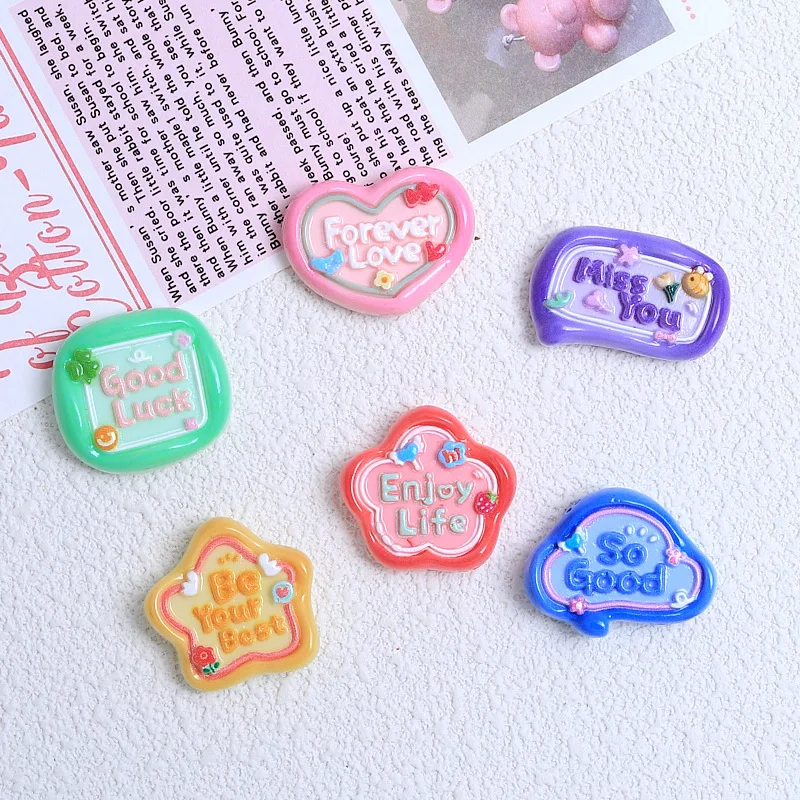 100 шт. милые пластиковые аксессуары для скрапбукинга