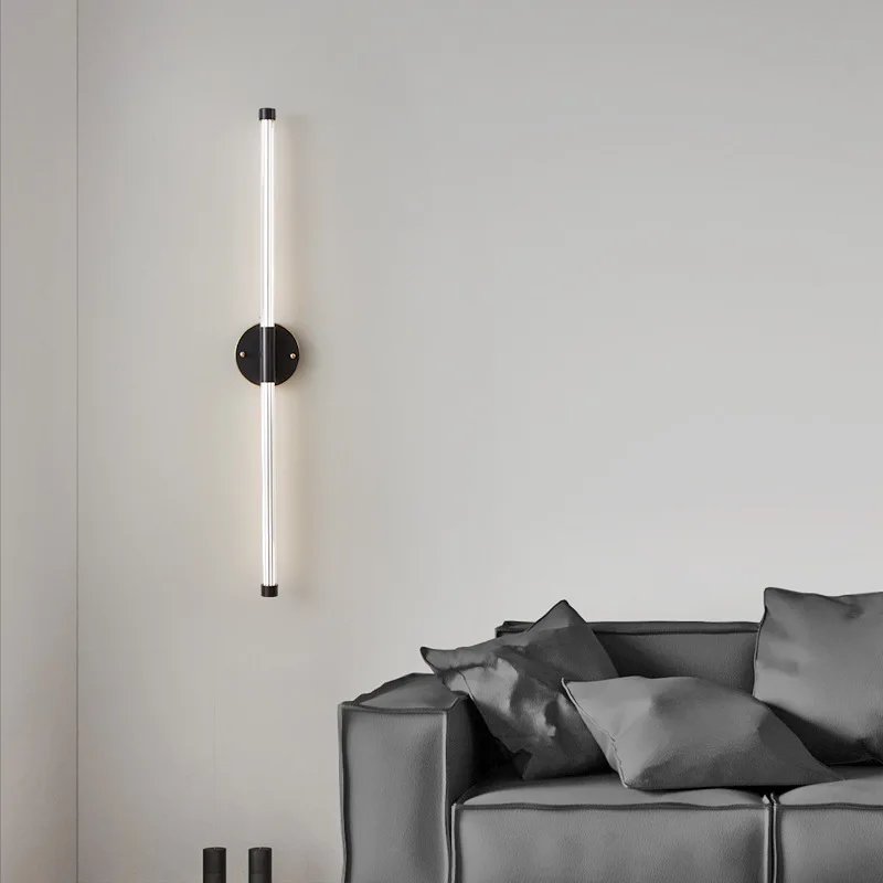 

Nordic Led Wall Lamp Copper Acrylic Wall Lamp For Living Room Bedside Study Decor Lighting Modern Home Bathroom Mirror Lights