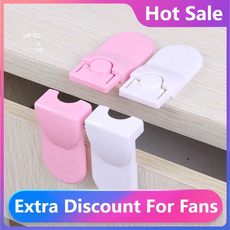 

Fashion New Locks Children Drawer Cupboard Refrigerator Door Desk Plastic Protection Locking Baby Kids Straps Safety Straps