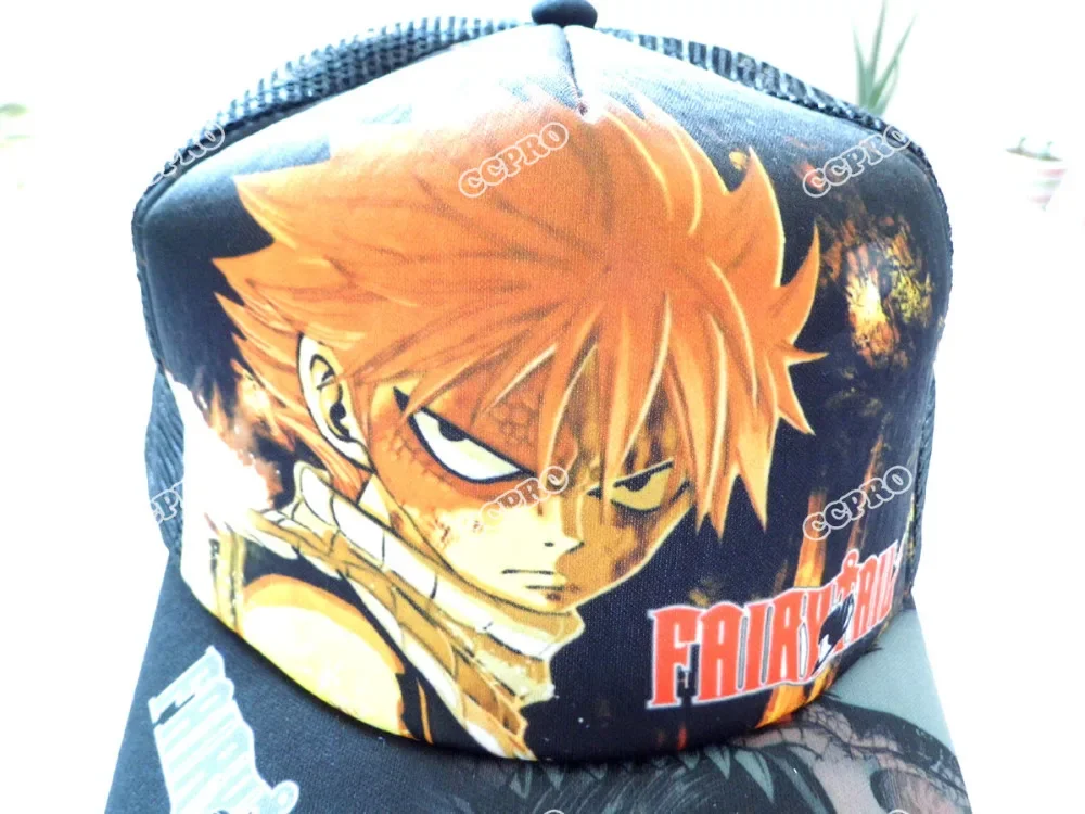 Кепка от солнца в стиле аниме Fairy Tail Etherious Natsu Dragneel повседневная сетчатая шляпа с