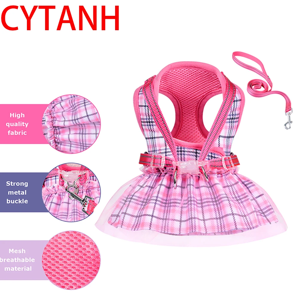 

Puppy Cat Strap Dress Chest Back Mesh Tank Top Dress Pet Pet Accessories for Small Dog Cat Chihuahua Soft Vest Dogs Pet Supplies