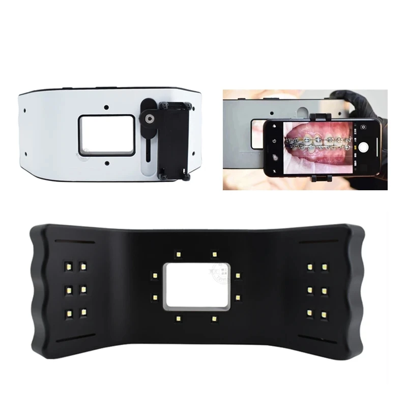 

Luz de fotografia dental intraoral led lâmpada de enchimento oral para tratamento dentista colorimétrico foto vídeo lanterna par