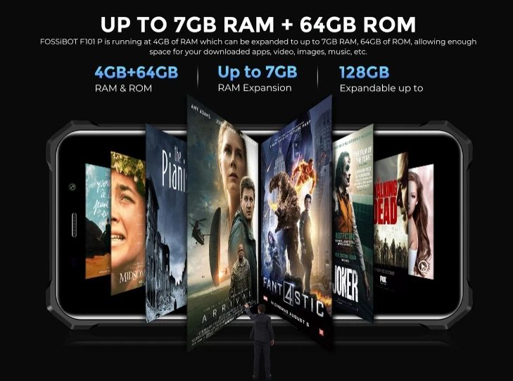 Fossibot F101 P процессор MTK6768 120 Гц 5 45 дюйма ультраэкономичный 4G смартфон с тремя