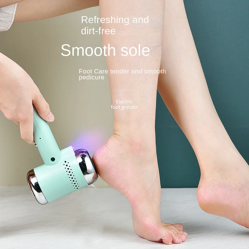 

Foot Care Tool with 4 Rollers Skin Care Feet Dead Dry Skin Removal Electric File Callus Remover for Cracked Heels Cuticles