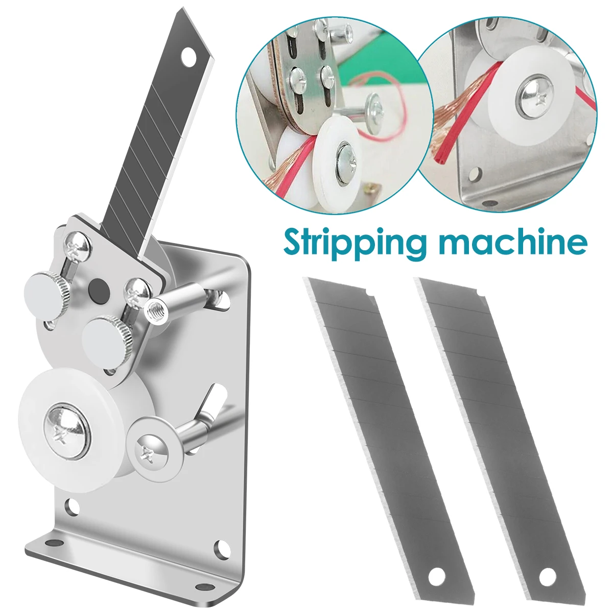 

Инструмент для зачистки проводов, из нержавеющей стали, ручной, 3 лезвия, для станок для чистки кабеля