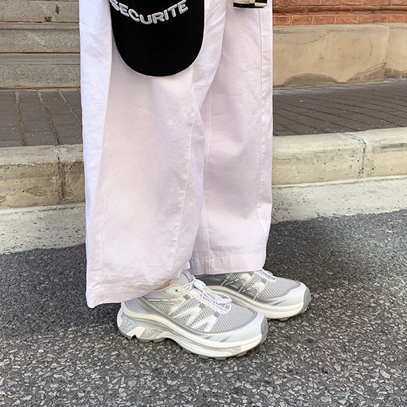 Осенняя женская обувь мужские дизайнерские белые кроссовки уличная Женская