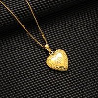 bangrui fashion gold plated necklace for women man pendant hanging chain choker necklace valentines day gift jewelry