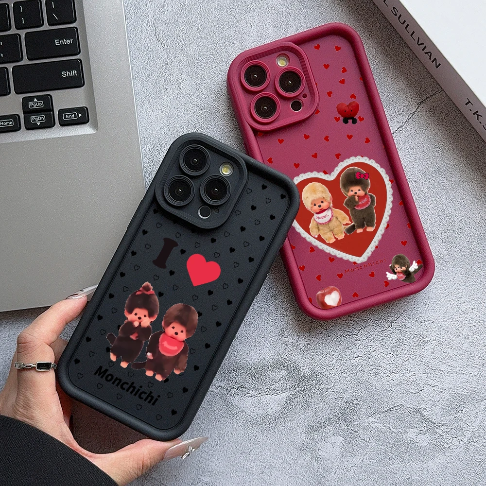 Фото Милый чехол для телефона с Мончичи для Xiaomi Redmi Note 15 14 13 12 11 10 Pro Plus 14C 13C 12C 10C Trubo 4 4G 5G, мягкий чехол. №3