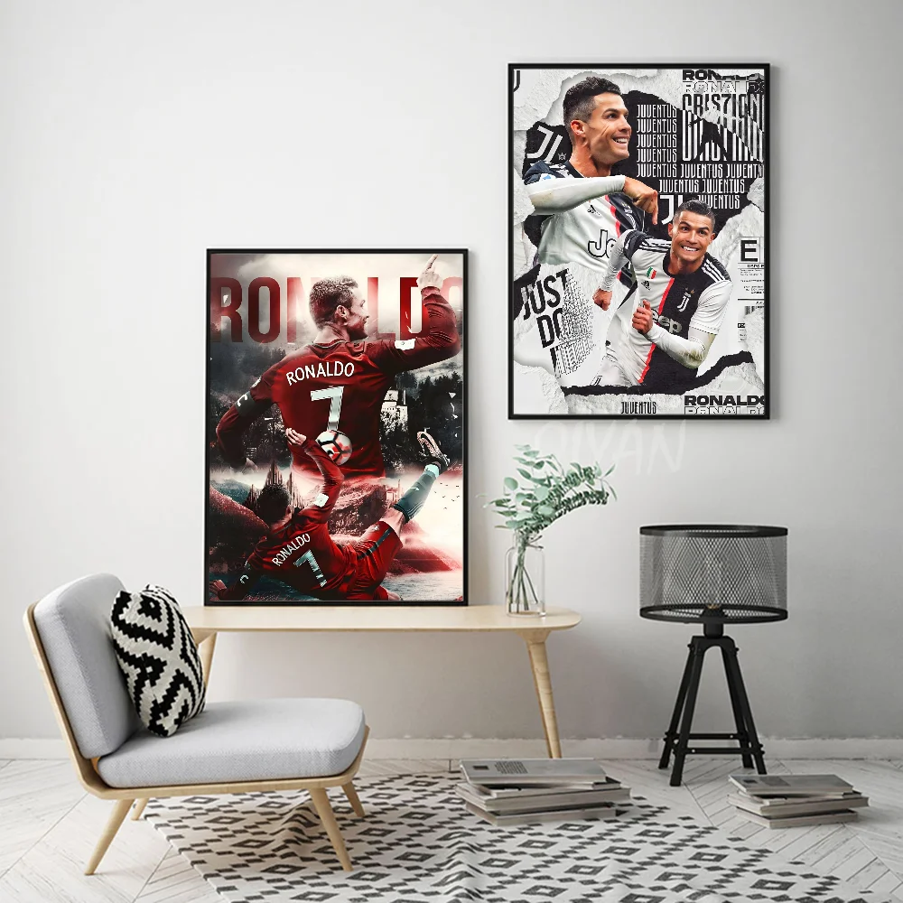C-Cristiano R-Ronaldo CR7 Классический винтажный постер с принтом бумаги для дома гостиной