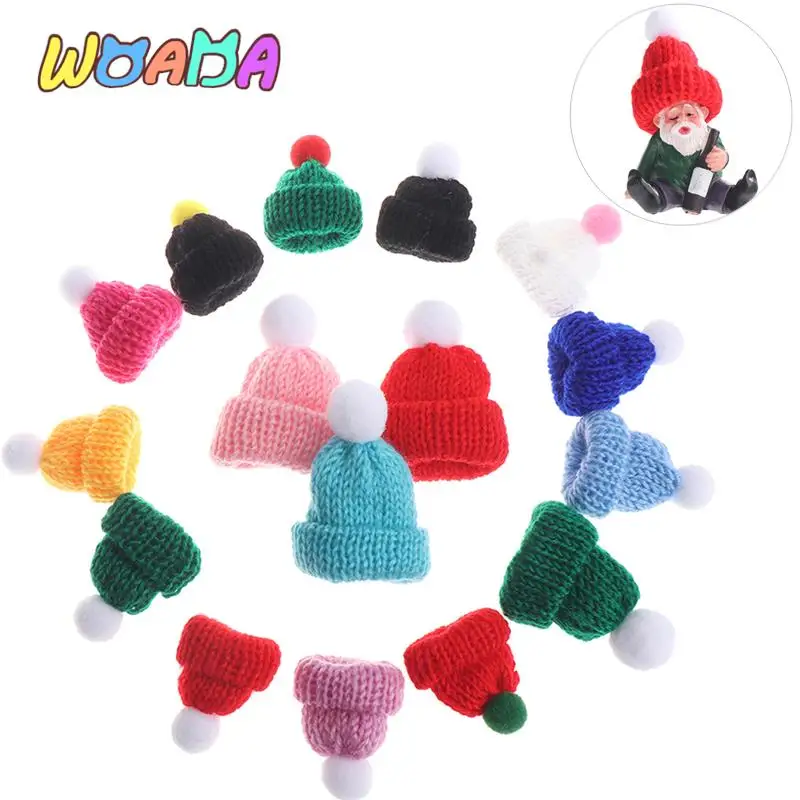 

5 шт., ВЯЗАНАЯ МИНИ-шапка для кукольного домика