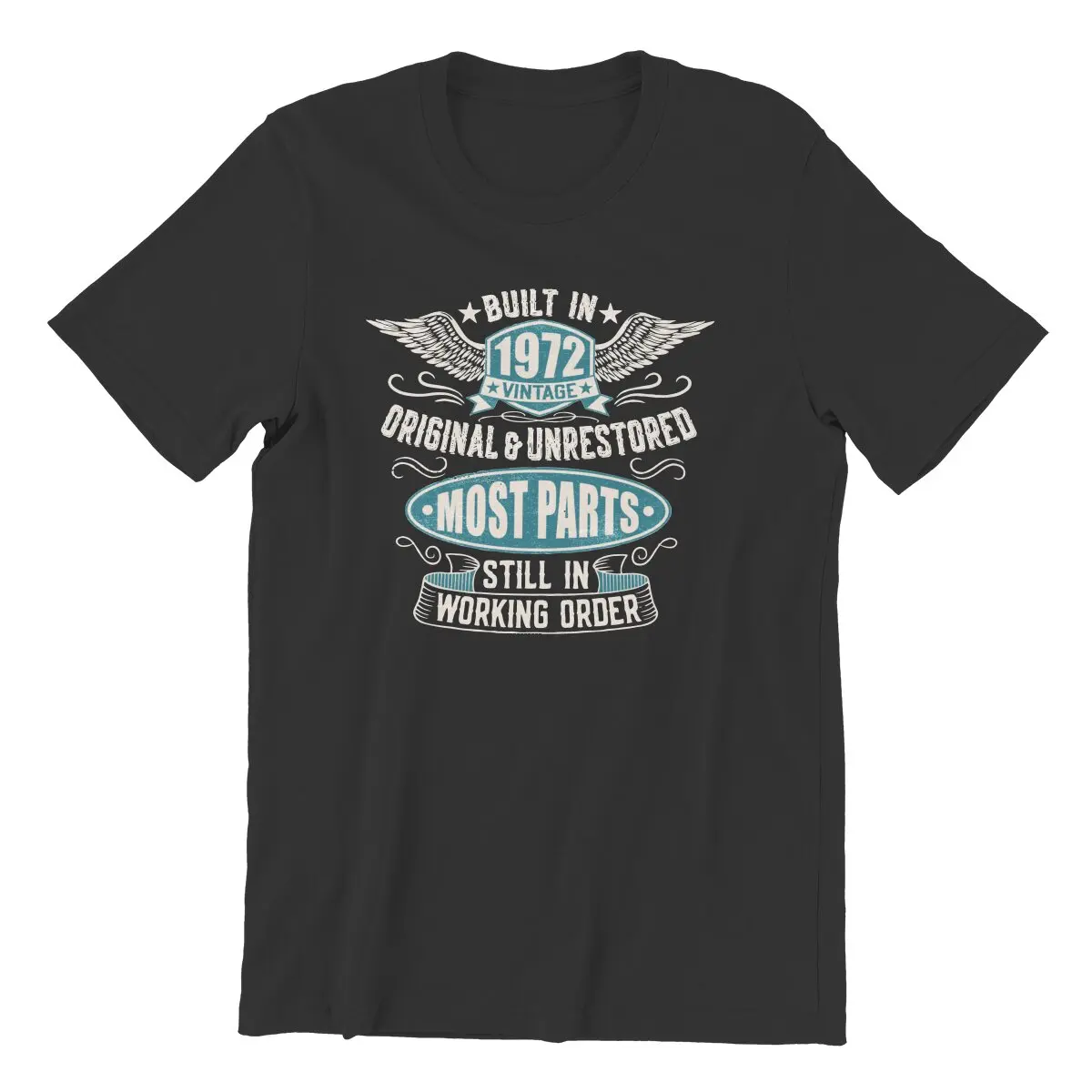 Оригинальная невосстановленная хлопковая футболка для мужчин со встроенными