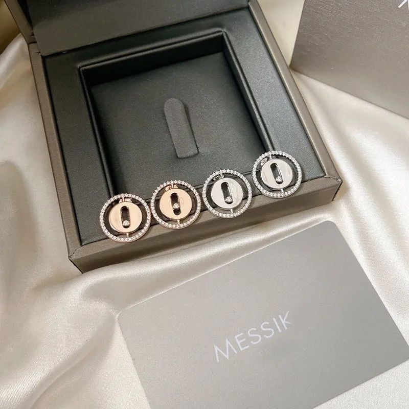 

France is a luxury fashion brand jewelry Messik a Move Uno 925 Sterling Silver Earrings