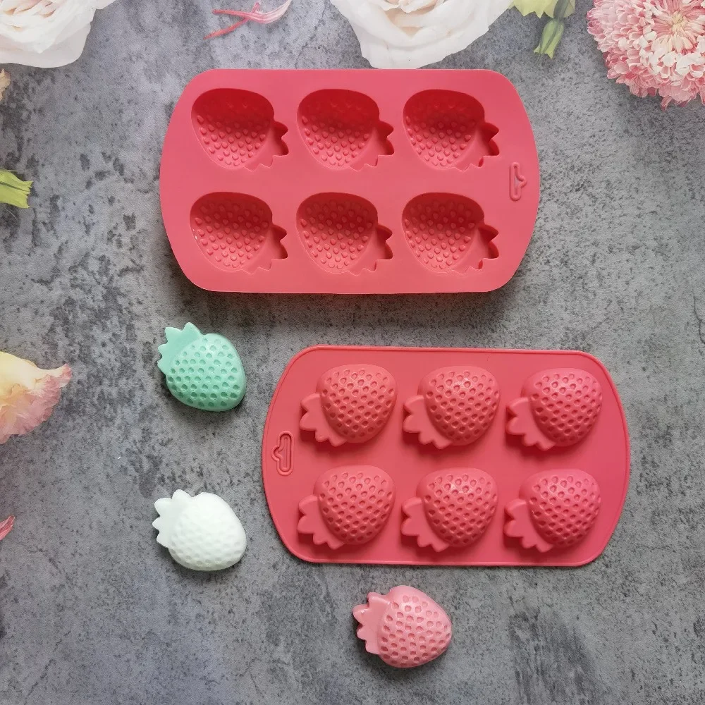 

Fruit Shape Silicone Mold DIY Lemon Strawberry Sugar Candy Jelly Pudding Soap Mold Fondant Chocolate Baking Cake Decorating Tool