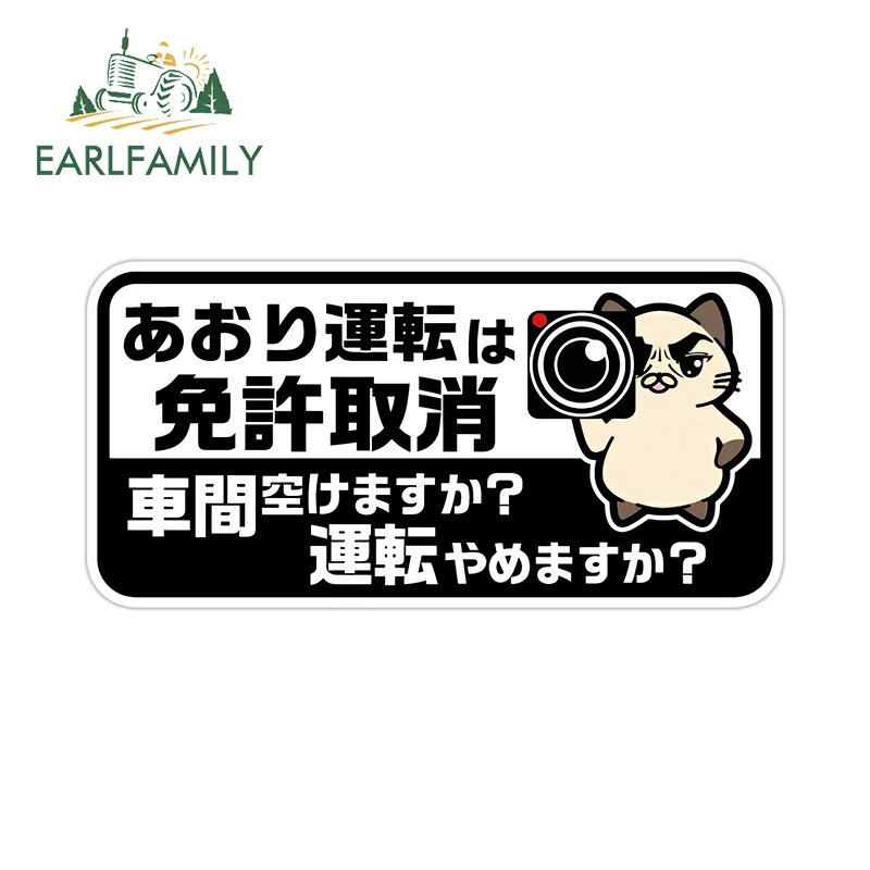 

EARLFAMILY запись в прогрессиве, автомобильная наклейка, виниловая автомобильная пленка, сделай сам, кошачьи руки, держащие наклейки для видеорегистратора, индивидуальное украшение