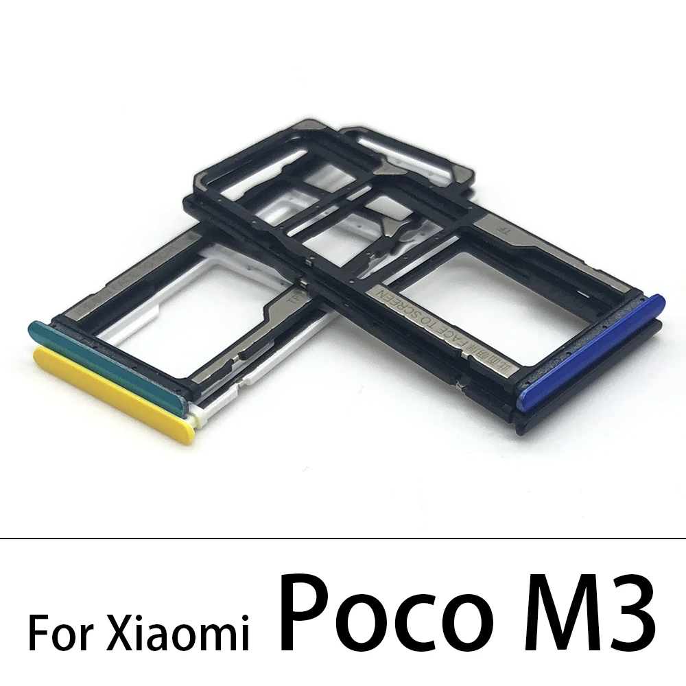 Лоток для SIM-карты Xiaomi Poco M3 50 шт. слот Micro SD адаптер со штырьком запасные части