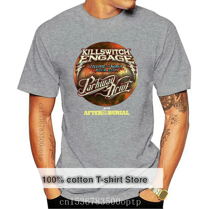 

New Killswitch Engage Tour 2019 T-Shirt Men Clothes Tee Shirt