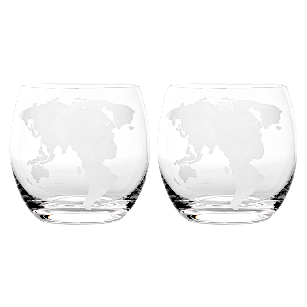 

Glassescup Cups Drinking Whiskeyglobe Cocktail Clear Goblet Beverage Party Champagne Martini World Map Iced Coffee Water Mug Tea