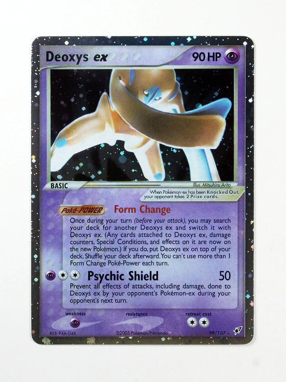 Фото Подарочный набор PKM Proxy EX Deoxys(DX) с половинной колодой, редкие голографические карты Dragonite/Latios/Deoxys с фольгированием, коллекционные подарки и игрушки PTCG. №4